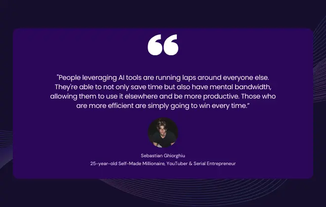People leveraging AI tools are running laps around everyone else