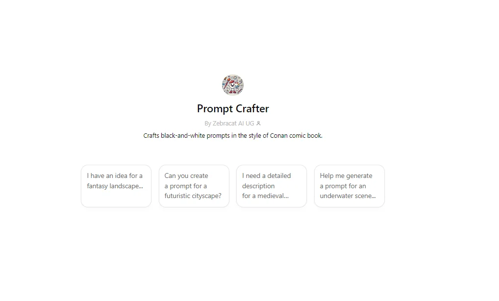 Check out Zebracat AI UG Prompt Crafter for top notch creative prompts