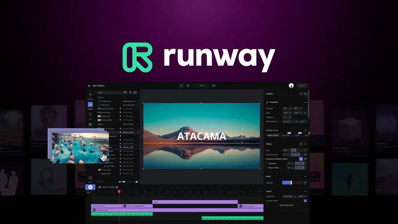 Runway ML provides AI-powered tools for creating and editing high-quality videos