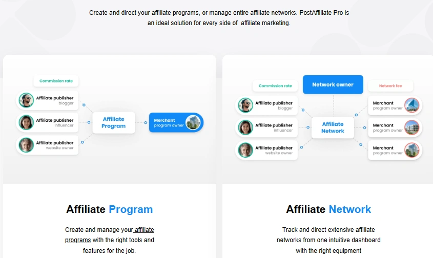 Post Affiliate Pro's webpage.