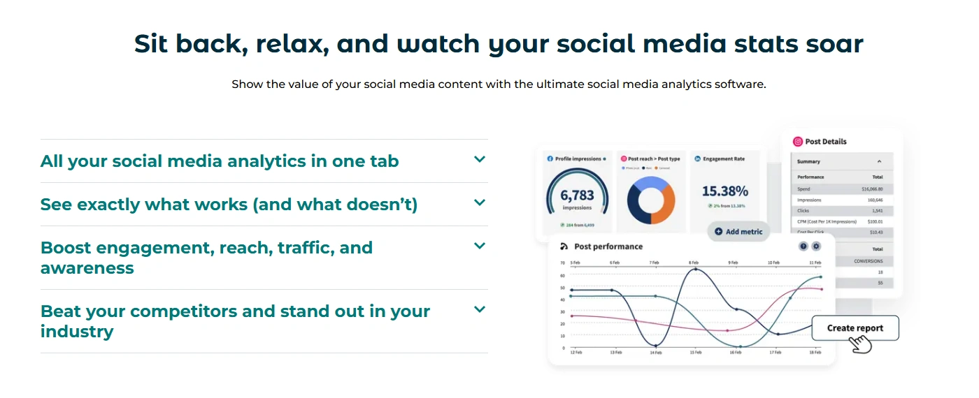 Hootsuite's webpage.