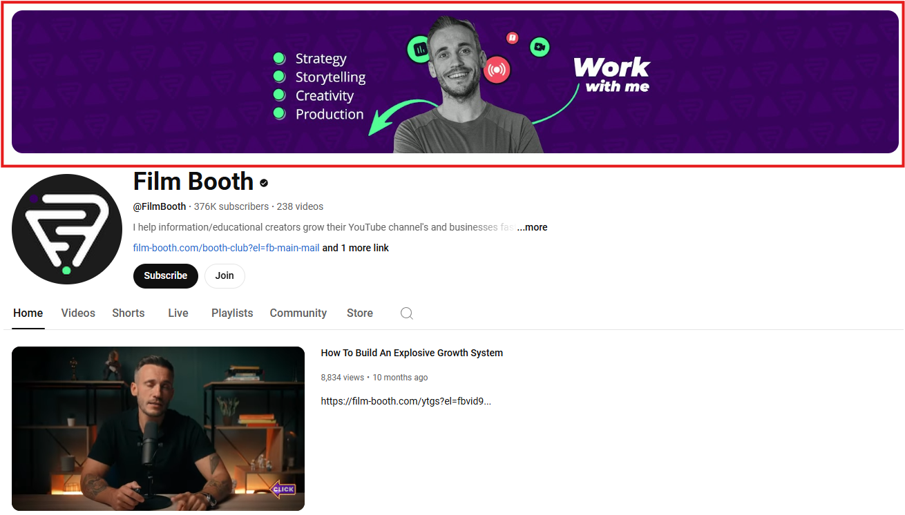 Film Booth's YouTube channel.