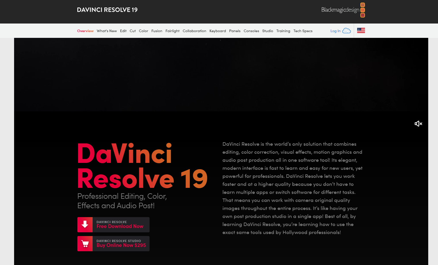 Overview of DaVinci Resolve 19.
