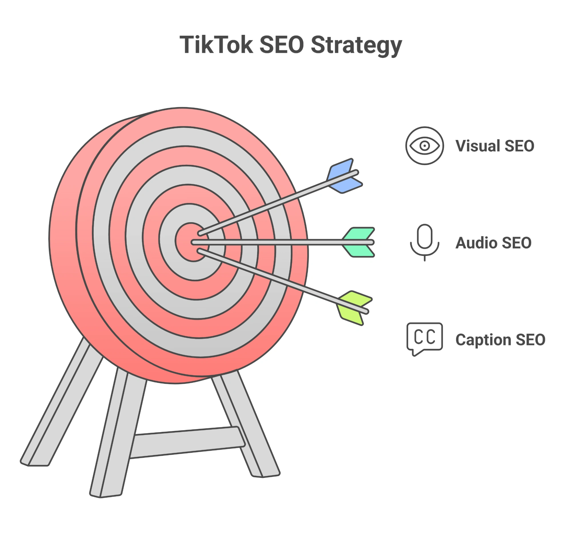Visual representation of TikTok SEO strategy.