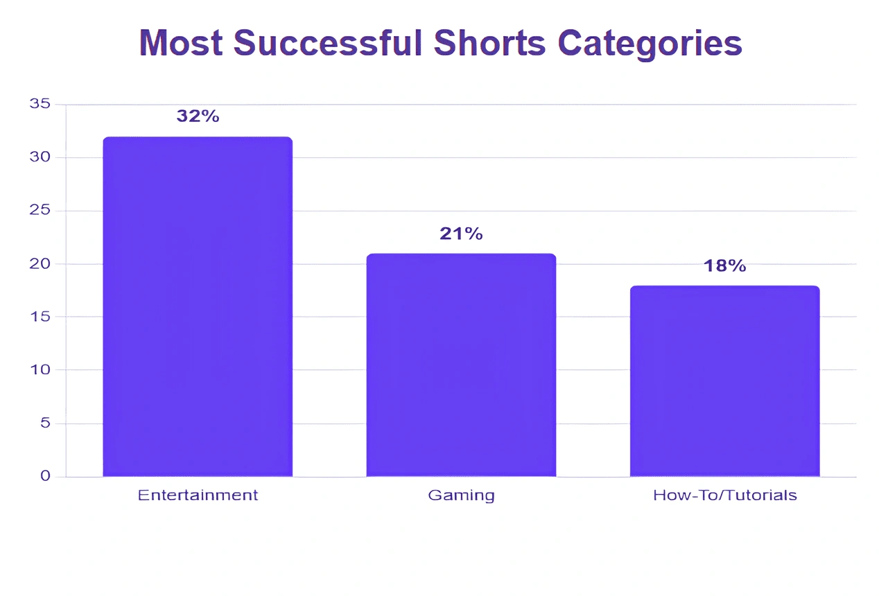 Most successful Shorts categories.