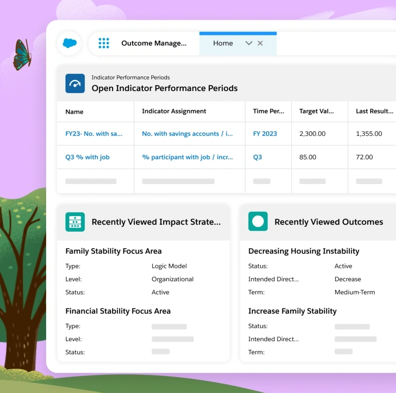Salesforce Nonprofit Cloud.