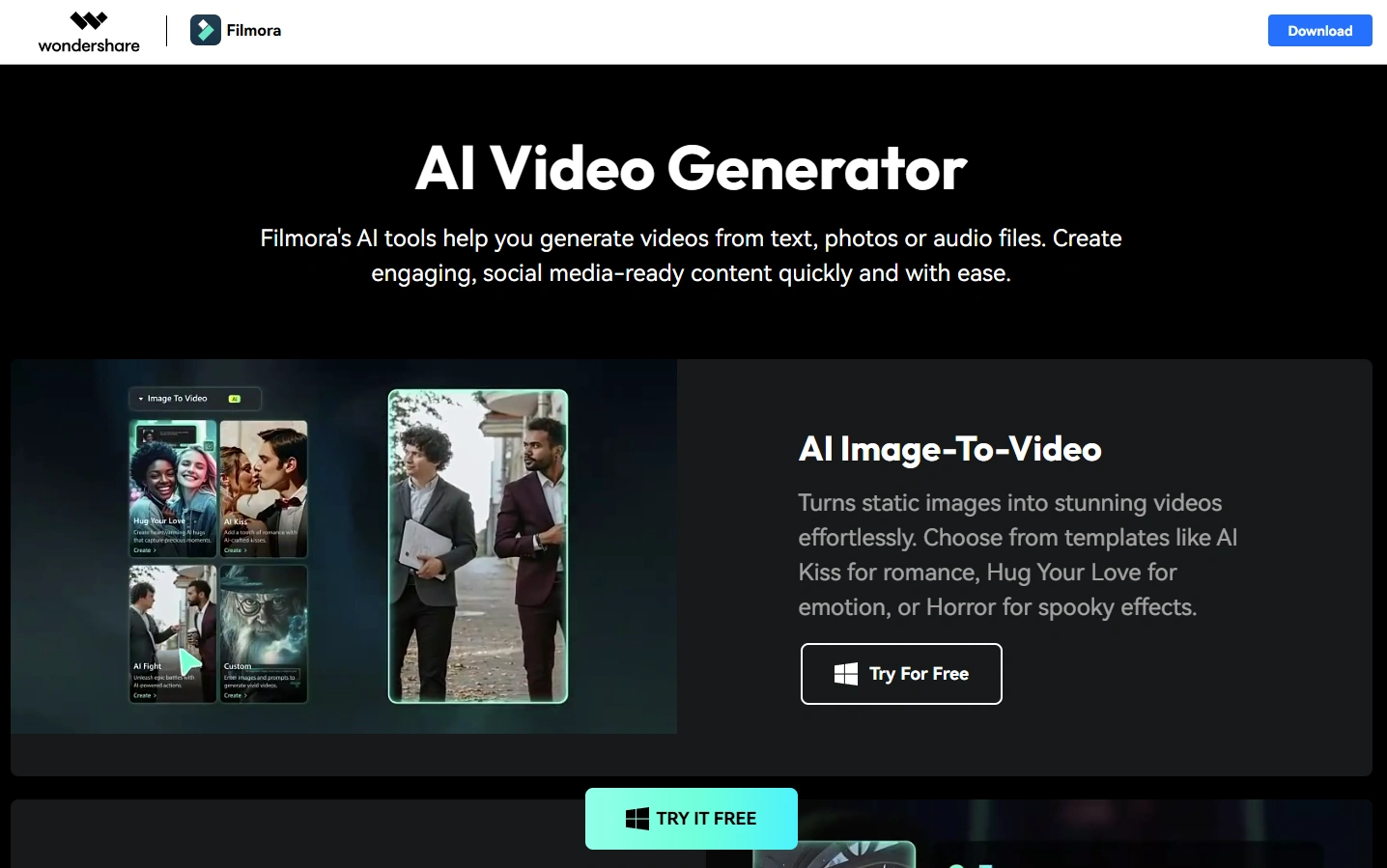 Wondershare's page.