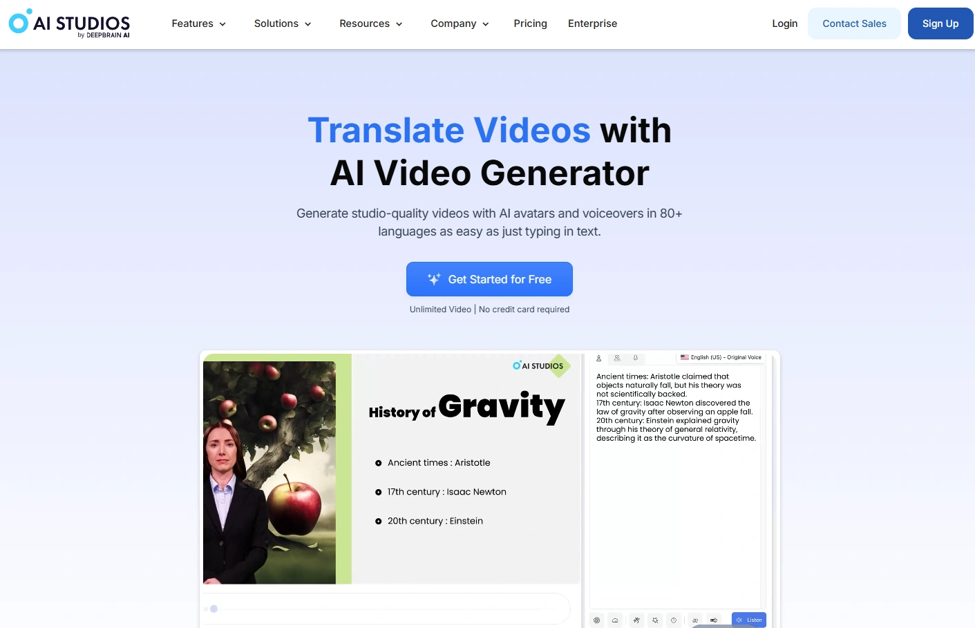 AI Studio's page.