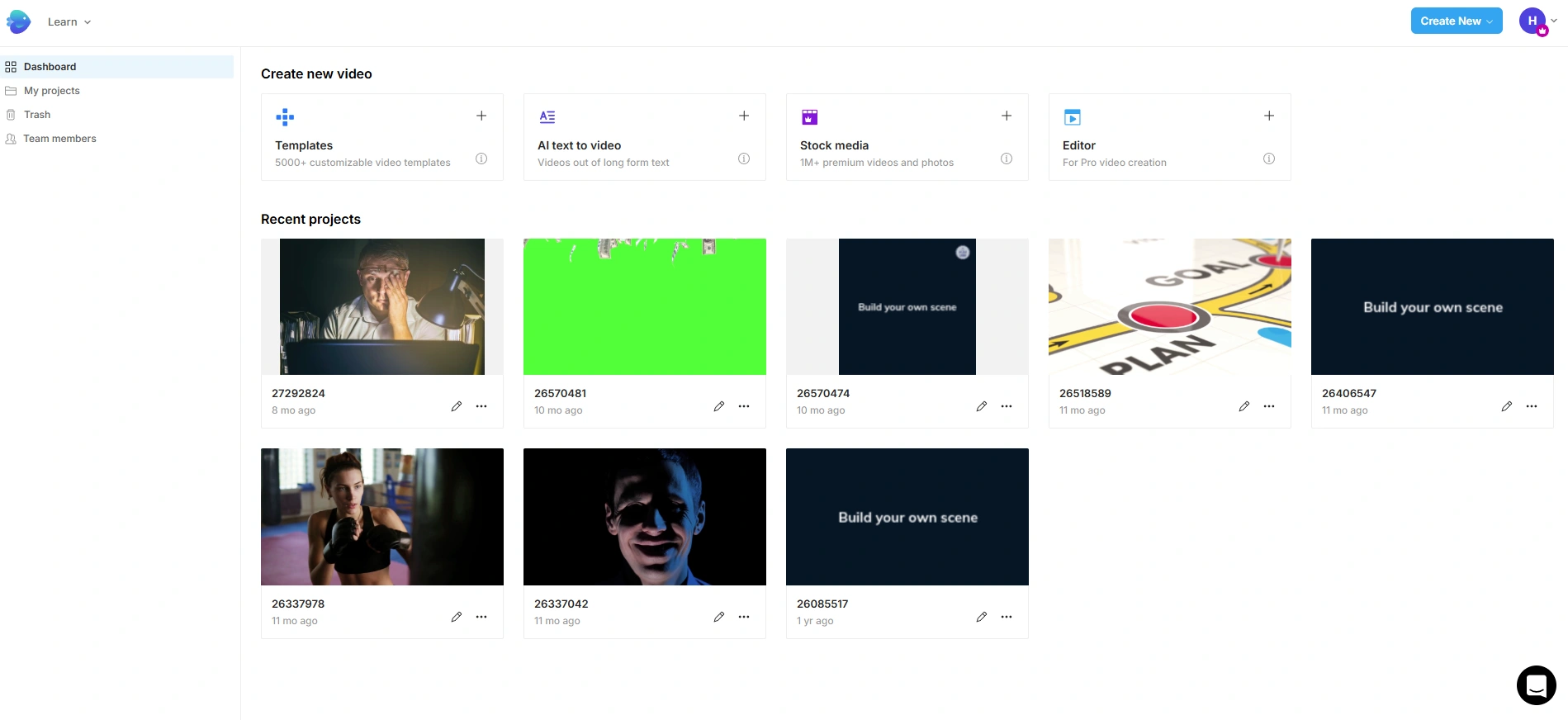 InVideo editing limitations