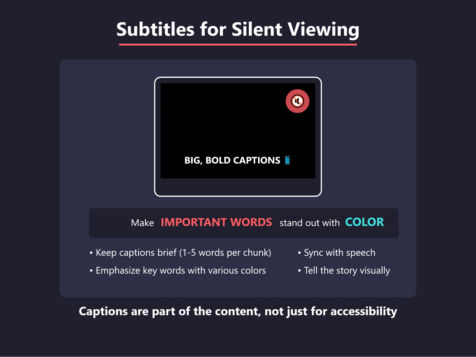 Infographic in subtitles for silent viewing.